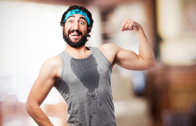 sweat strong sportsman sweat man fitness